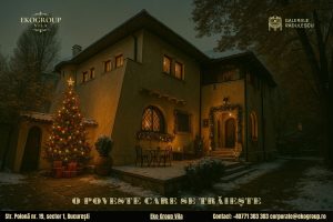 Poveste de Craciun în timpul anilor ’30: Eleganță și nostalgie la fosta Casă Tătărăscu, astăzi Eko Group Vila